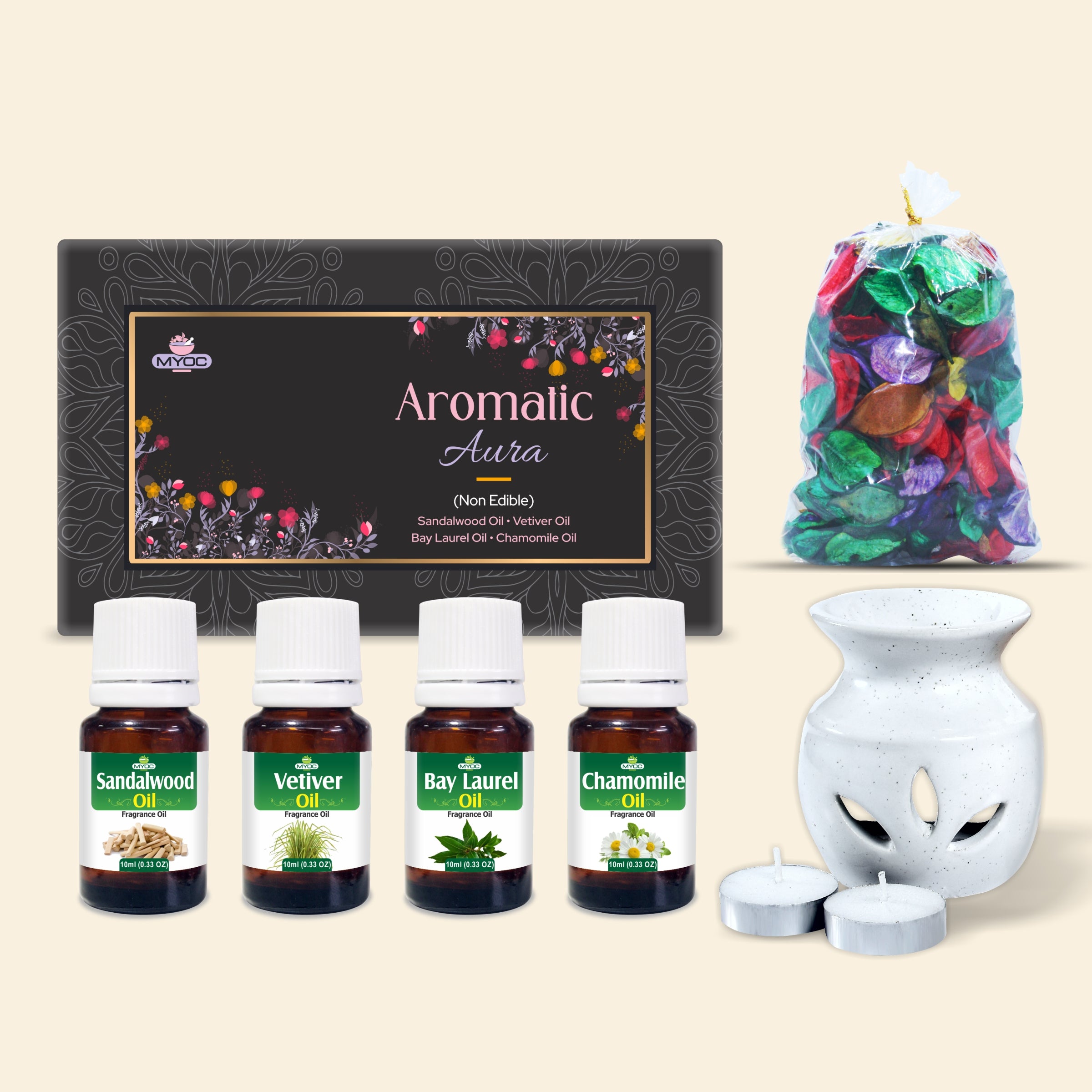 Salvia Gifts,Fragrances Oil Set,Aromatherapy Combo Aromatic Aura Gift Combo Kit Salvia Gifts,Fragrances Oil Set,Aromatherapy Combo Aromatic Aura Gift Combo Kit